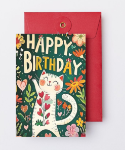 Happy Birthday - Dancing Cat